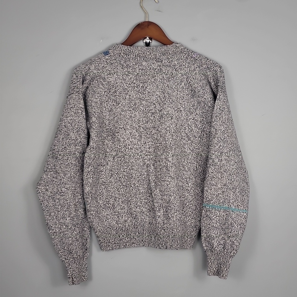Colours By Alexander Julian 80's Vintage Unisex V-Neck Sweater - Picture 8 of 8